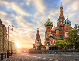 Moscow  St. Petersburg 4 Nights Package